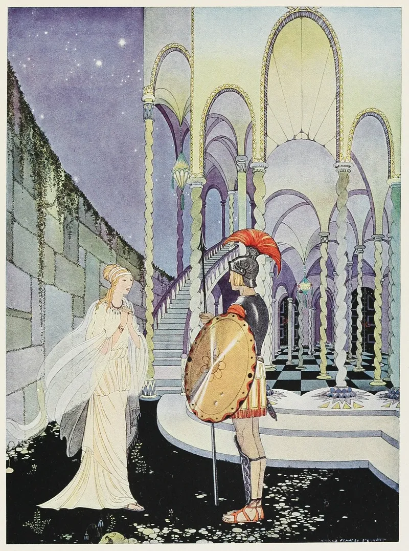 Thou Hast Slain The Monster Cried Ariadne Clasping Her Hands