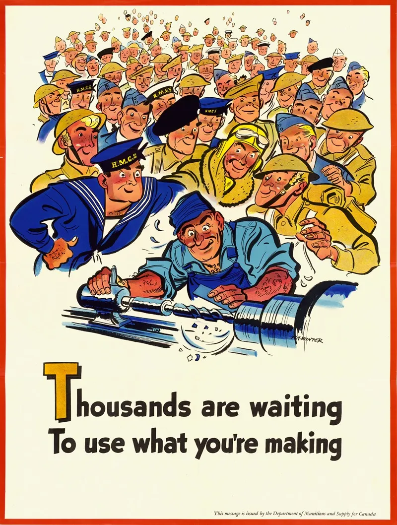 Thousands Are Waiting To Use What Youre Making Wall Art by W. A. Winter - High-Resolution Digital Print