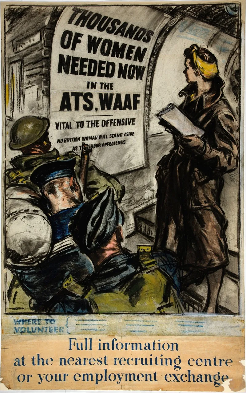 Thousands Of Women Needed Now In The Ats Waaf Vital To The Offensive