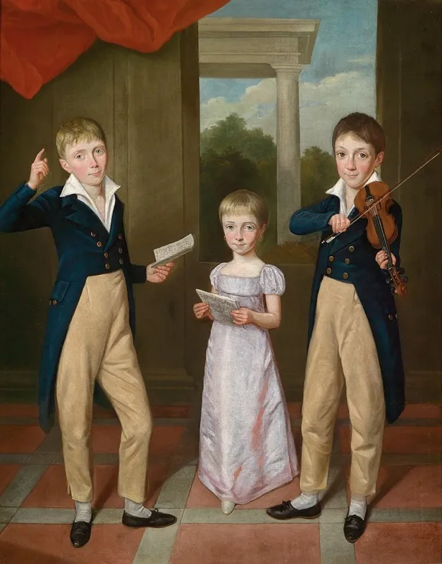 Three Children In A House Concert
