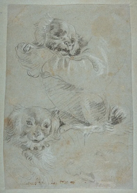 Three Dogs Wall Art by Giovanni Domenico Tiepolo - High-Resolution Digital Print