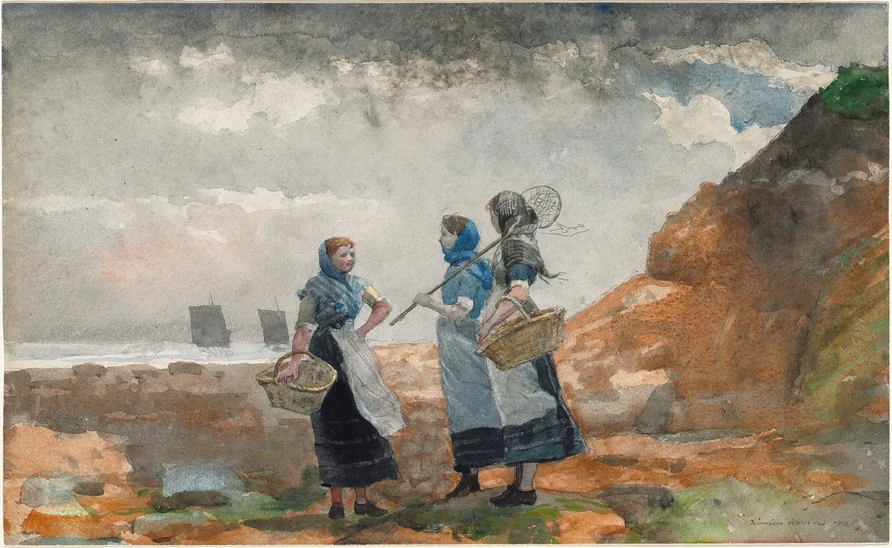 Three Fisher Girls Tynemouth