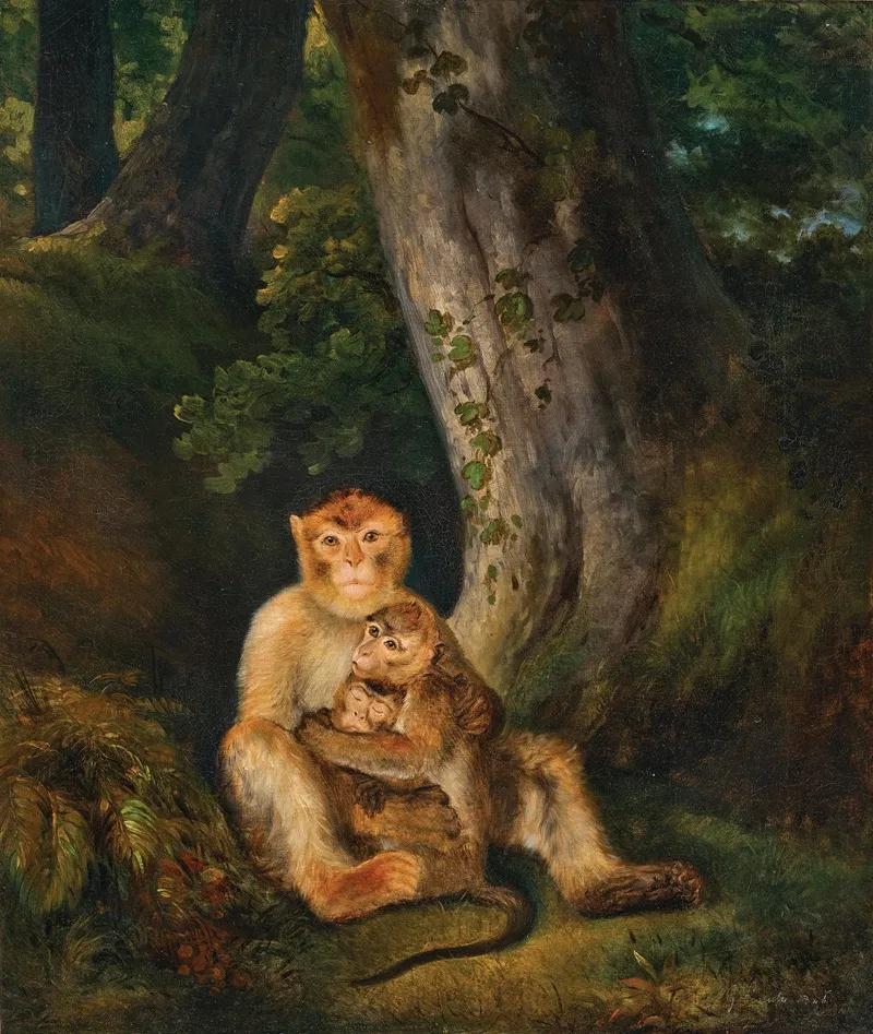 Three Monkeys 2 Wall Art by Giuseppe Penuti - High-Resolution Digital Print