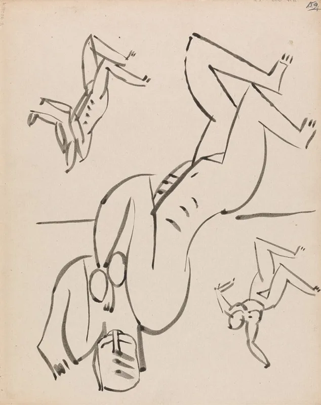 Three Studies For A Female Figure