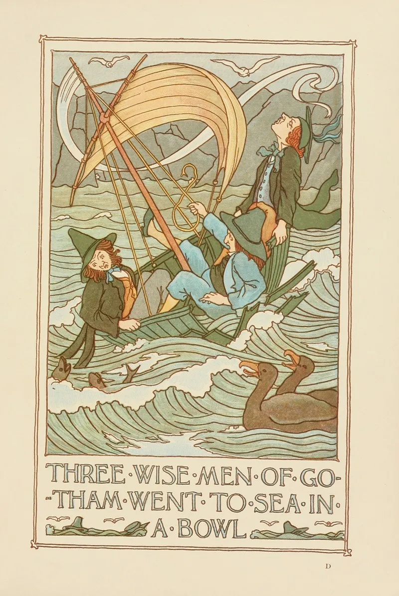 Three Wise Men Of Gotham 4 Wall Art by Francis Donkin Bedford - High-Resolution Digital Print