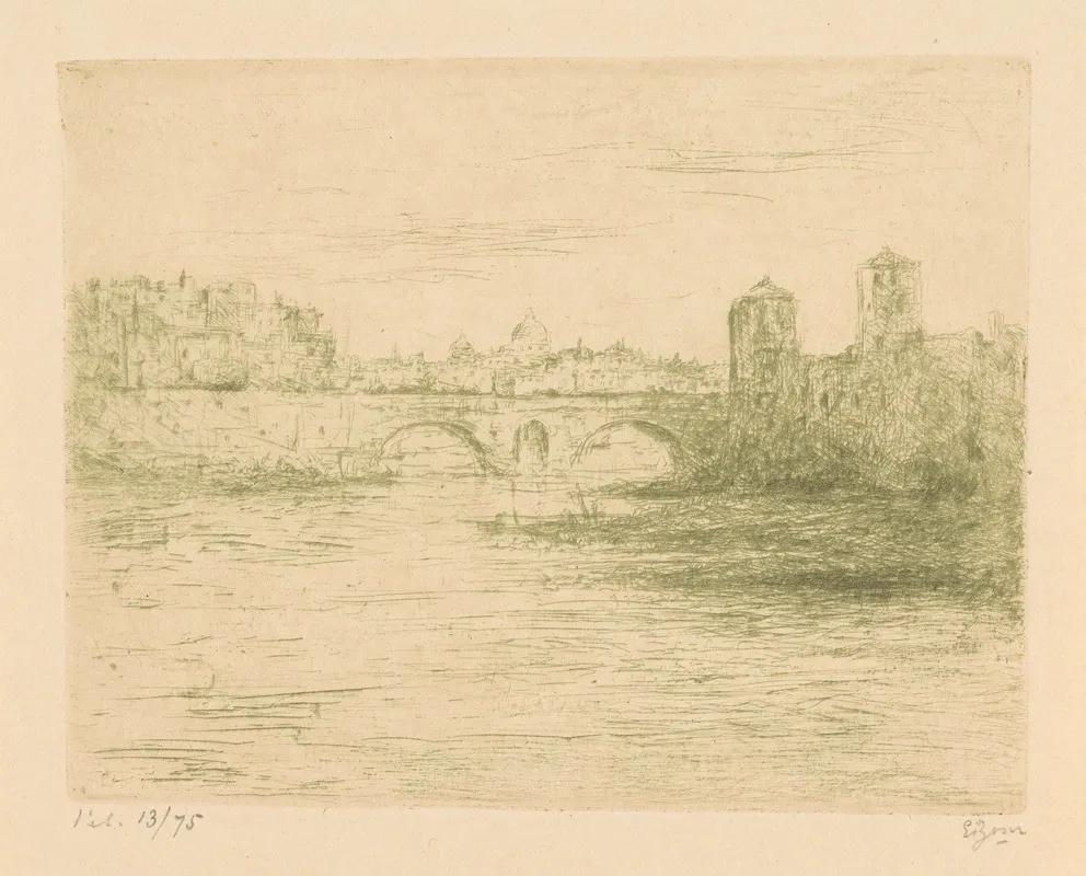 Tiber Rome Wall Art by Etienne Bosch - High-Resolution Digital Print