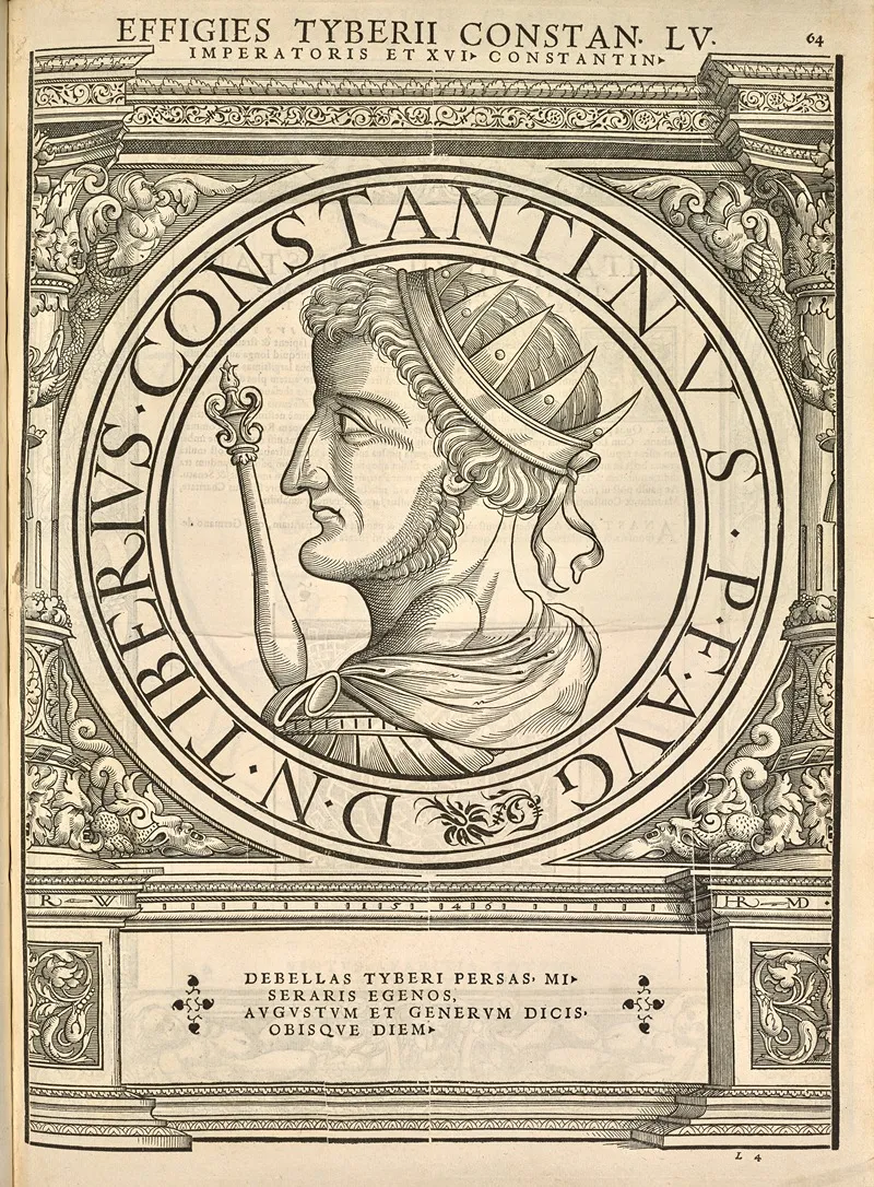 Tiberius Ii Constantine Wall Art by Jacopo Strada - High-Resolution Digital Print