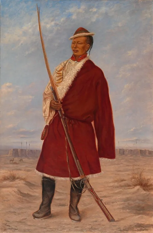 Tibetan Man Wall Art by Antonio Zeno Shindler - High-Resolution Digital Print
