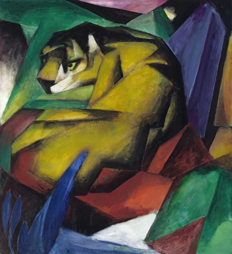Tiger 2 Wall Art by Franz Marc - High-Resolution Digital Print