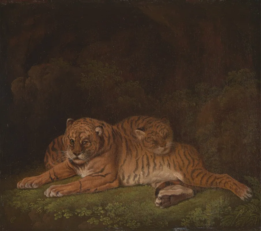 Tigers Wall Art by Charles Towne - High-Resolution Digital Print