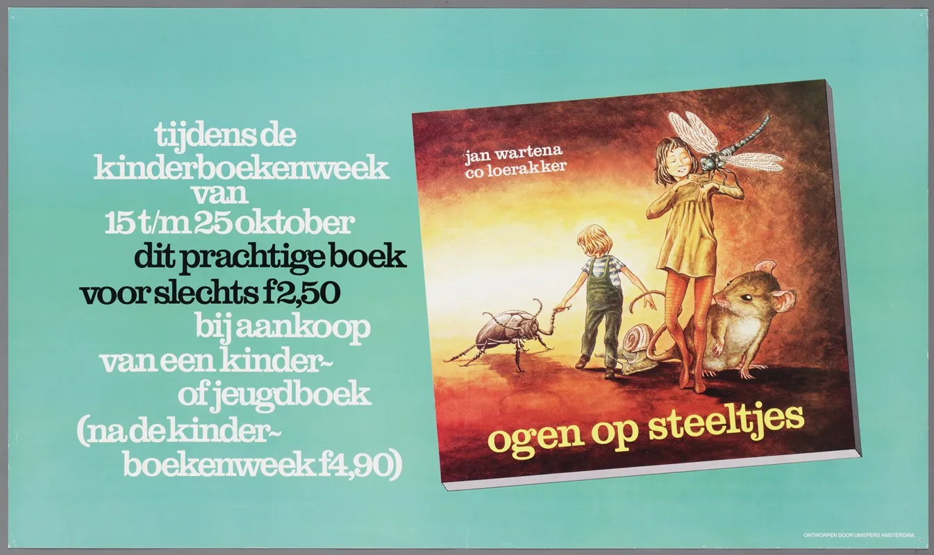 Tijdens De Kinderboekenweek Van 15 25 Oktober Dit Prachtige Boek Voor Slechts Fl 250 Wall Art by Uniepers, Amsterdam - High-Resolution Digital Print