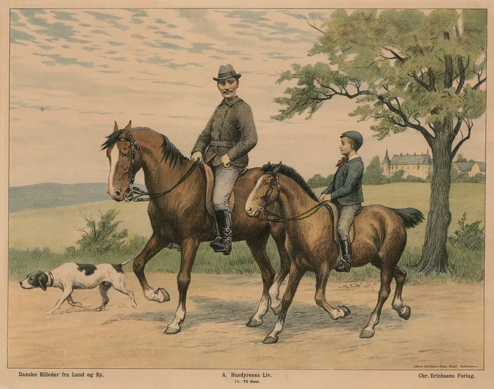 Til Hest Wall Art by Poul Steffensen - High-Resolution Digital Print