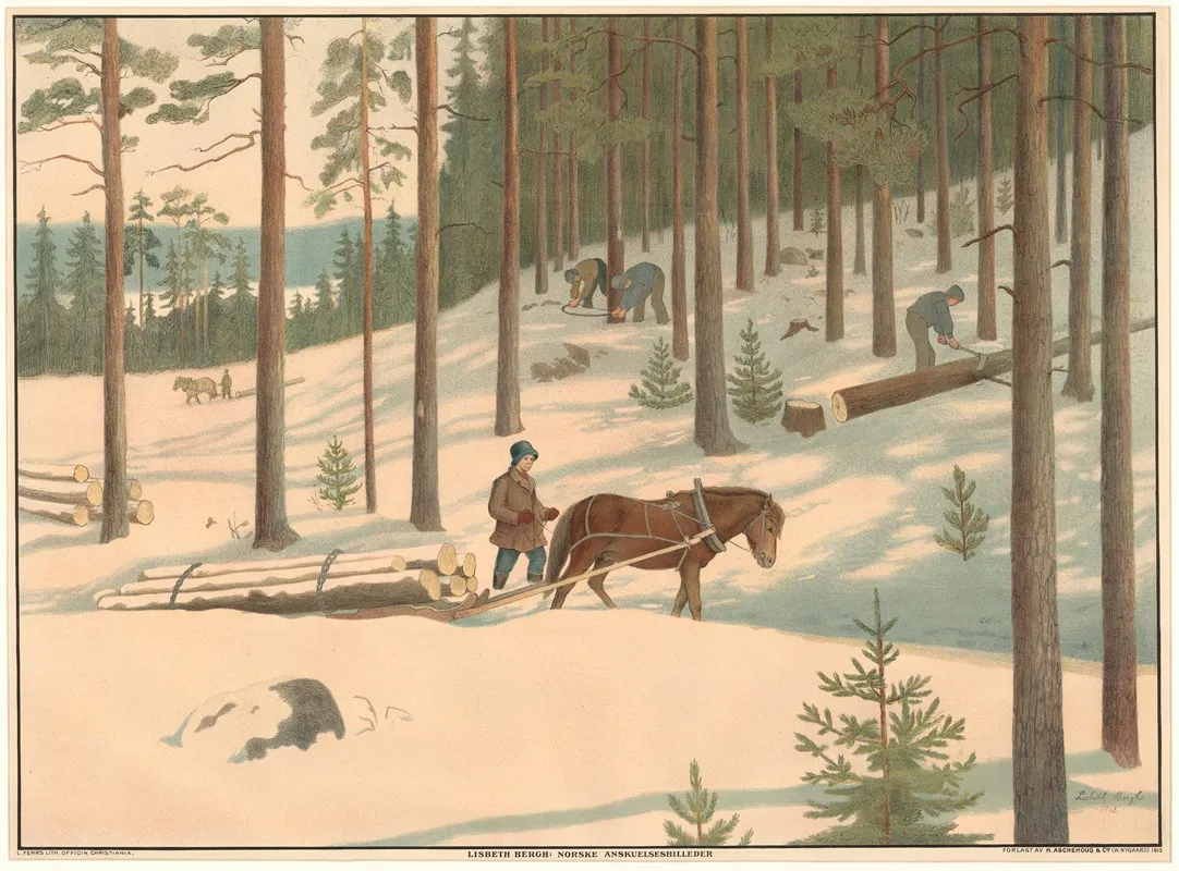 Timber Harvesting And Hauling Wall Art by Lisbeth Bergh - High-Resolution Digital Print