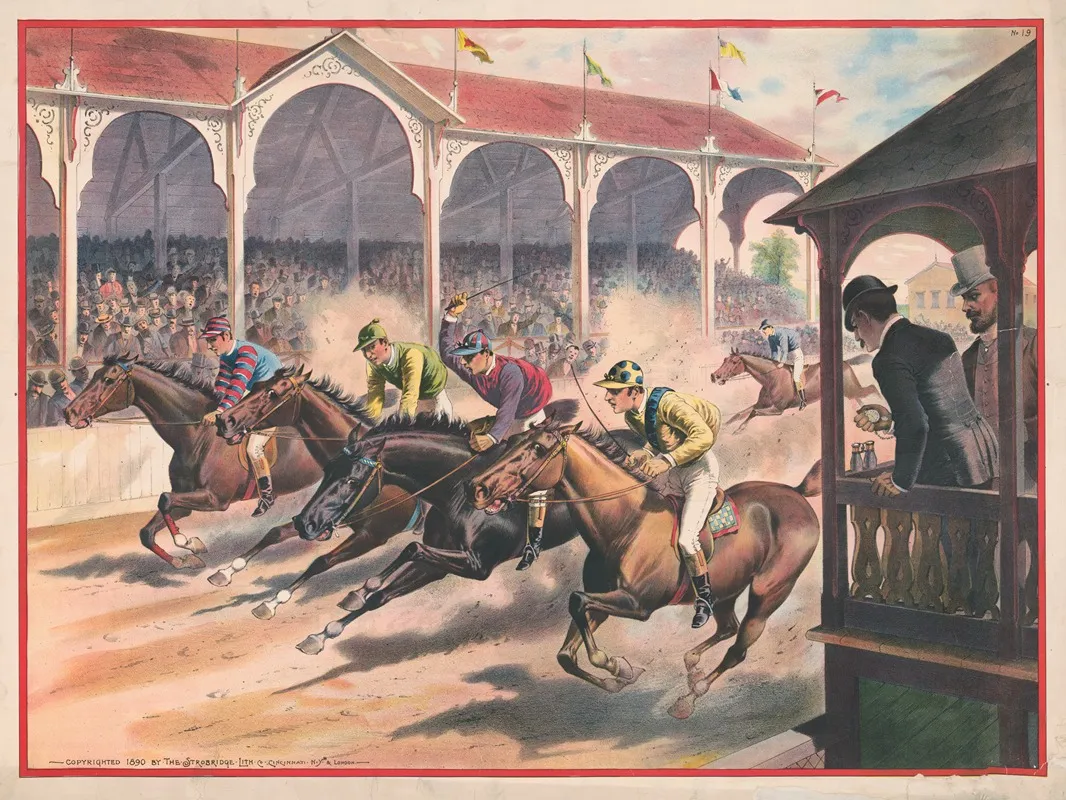 Timing A Close Finish Of A Horse Race With Five Jockeys
