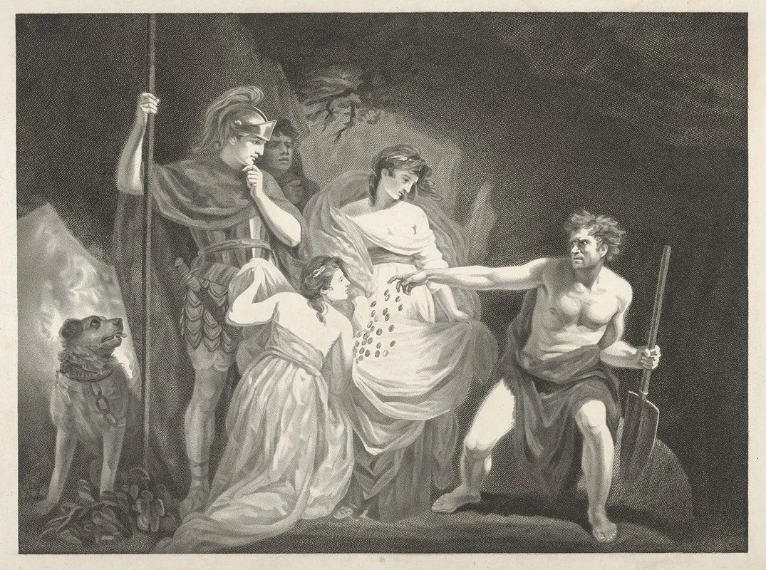 Timon Of Athens Act Iv Scene Iii A Wood Timon Phyrma Wall Art by John Opie - High-Resolution Digital Print