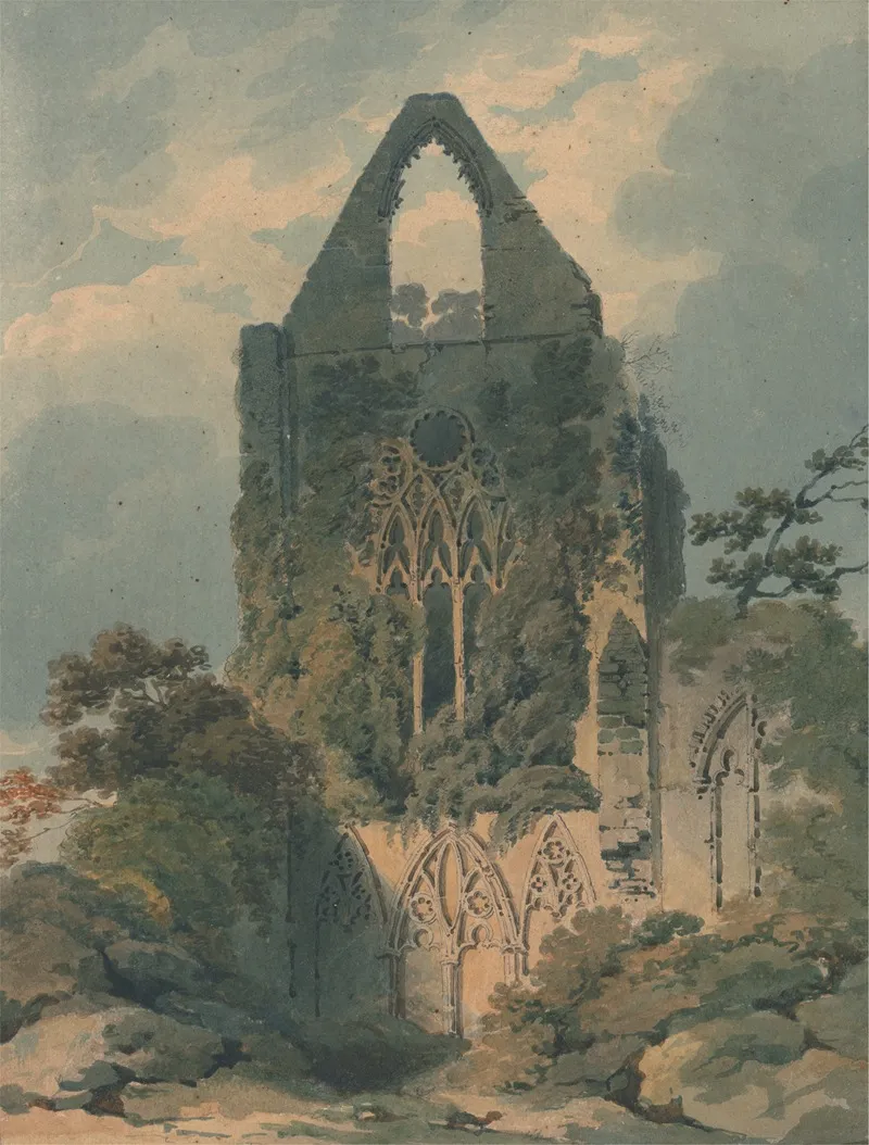 Tintern Abbey 3 Wall Art by Joseph Clarendon Smith - High-Resolution Digital Print
