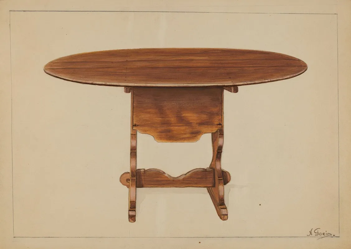 Tip Table Hutch