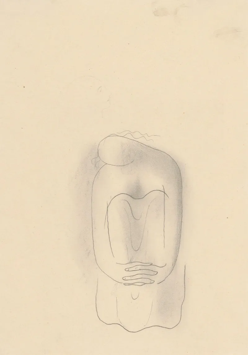 Tired Woman Seated