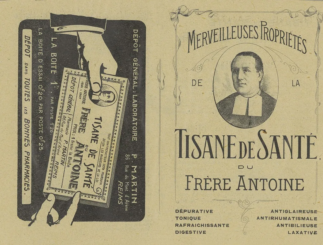Tisane De Sante Du Frere Antoine Wall Art by Laboratoire P. Martin - High-Resolution Digital Print