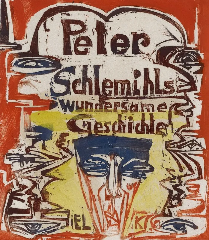 Titelblatt Der Holzschnittfolge Zu Adelbert Von Chamissos Erzahlung Peter Schlemihls Wundersame Geschichte Wall Art by Ernst Ludwig Kirchner - High-Resolution Digital Print