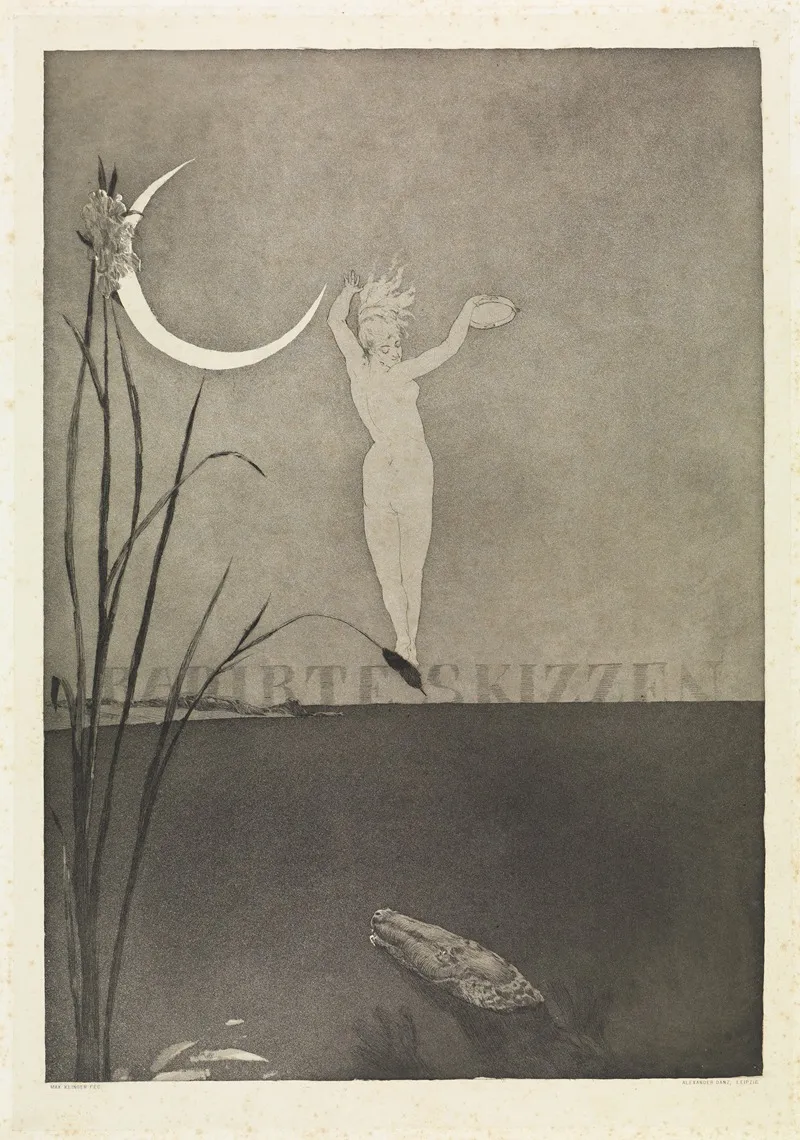 Titelblatt Radierte Skizzen Opus I Blatt 1