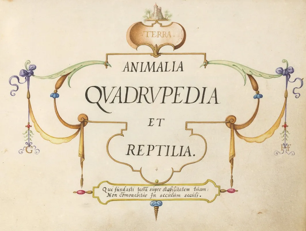 Title Page Animalia Qvadrvpedia Et Reptilia Terra