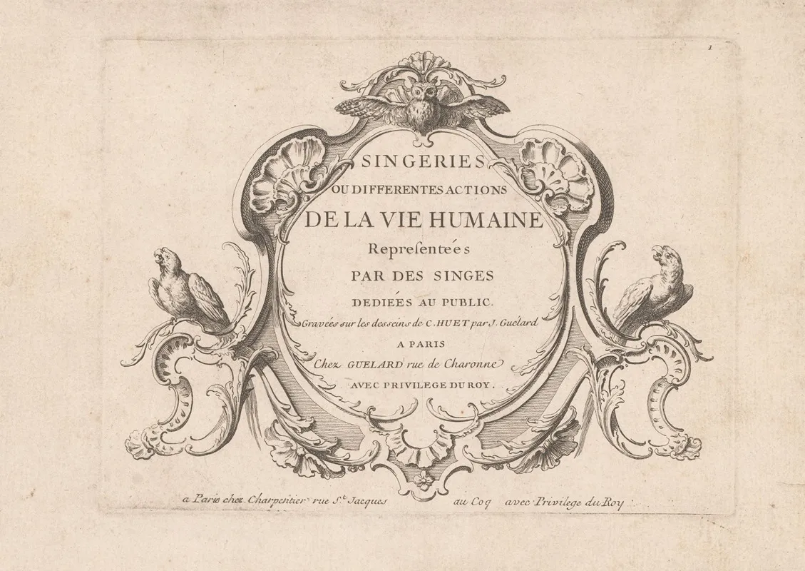 Titlepage 4 Wall Art by Jean Baptiste Guélard - High-Resolution Digital Print