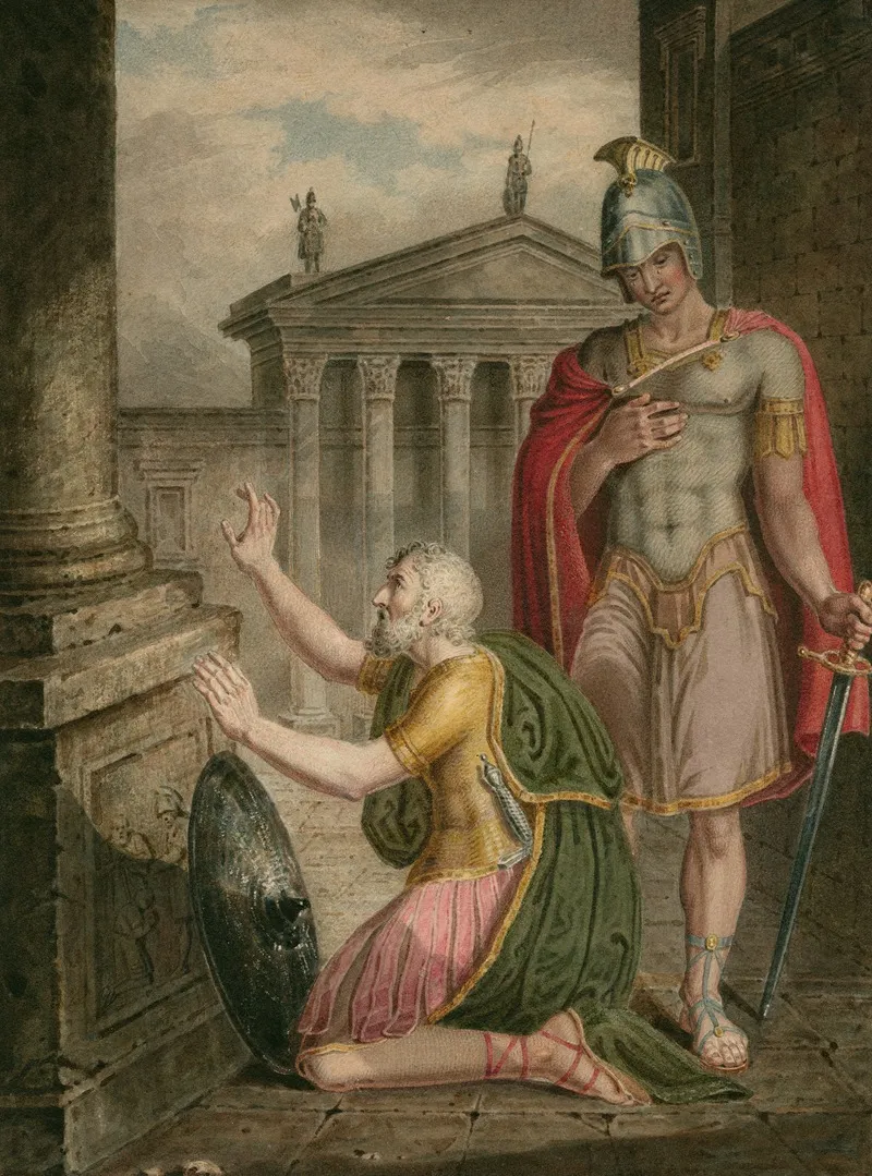 Titus Andronicus I1 Lucius And Titus Wall Art by J. Coghlan - High-Resolution Digital Print
