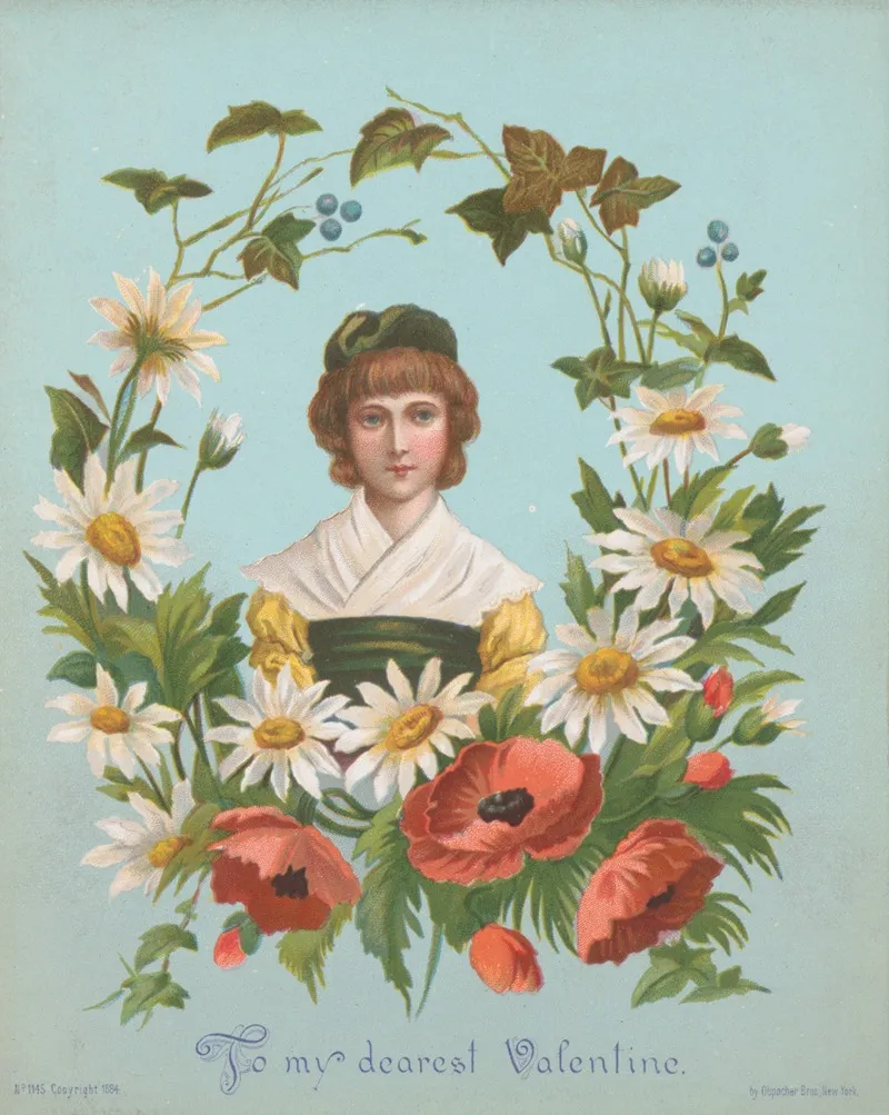 To My Dearest Valentine Wall Art by Obpacher Brothers - High-Resolution Digital Print