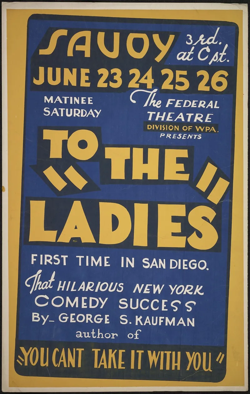 To The Ladies 3 Wall Art by Anonymous - High-Resolution Digital Print