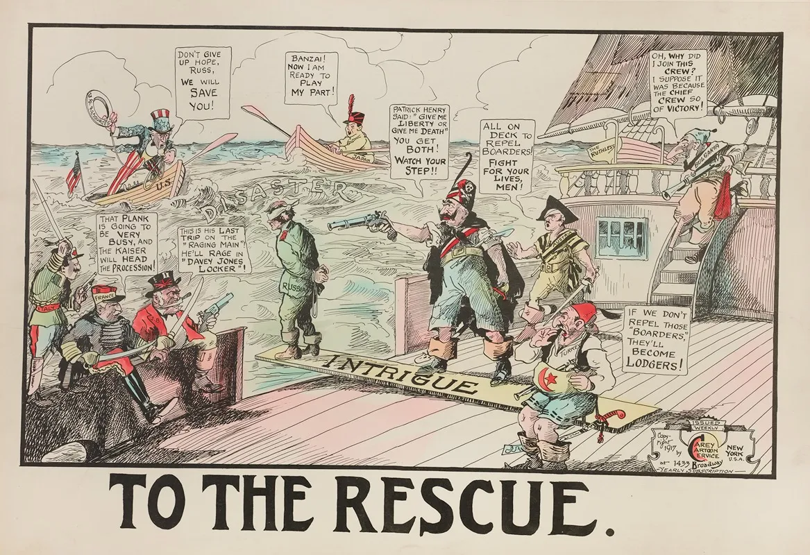 To The Rescue 2 Wall Art by Carey Cartoon Service - High-Resolution Digital Print