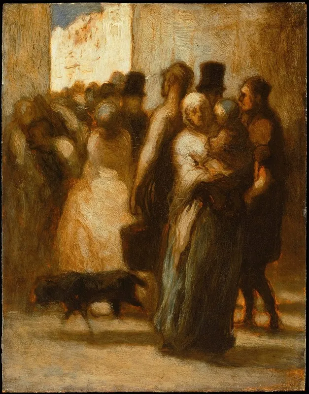 To The Street Wall Art by Honoré Daumier - High-Resolution Digital Print