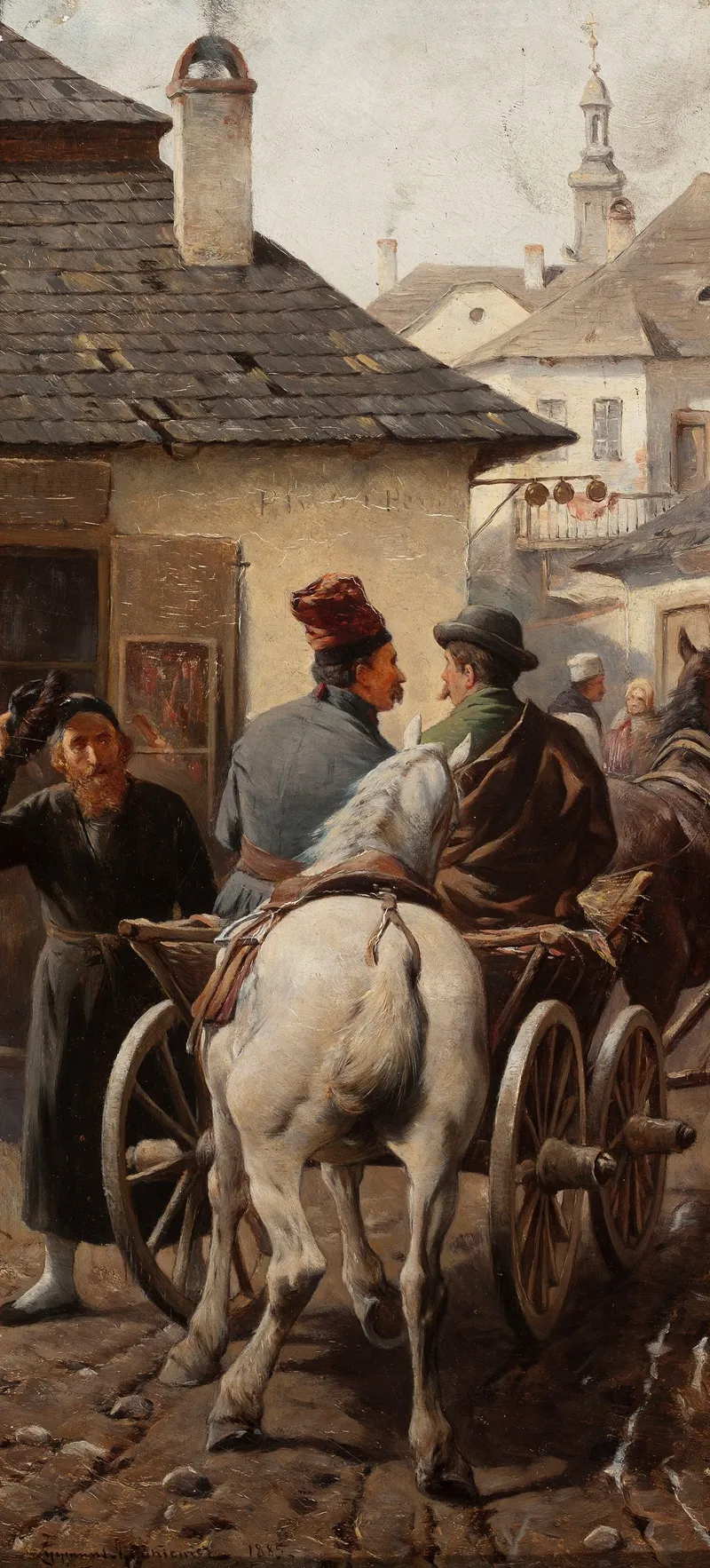To The Town Wall Art by Zygmunt Ajdukiewicz - High-Resolution Digital Print