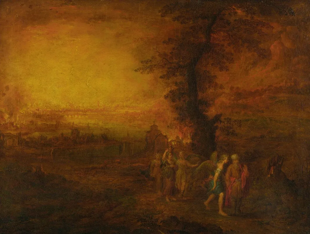 Tobias And The Angel 10 Wall Art by Follower of Daniel van Heil - High-Resolution Digital Print