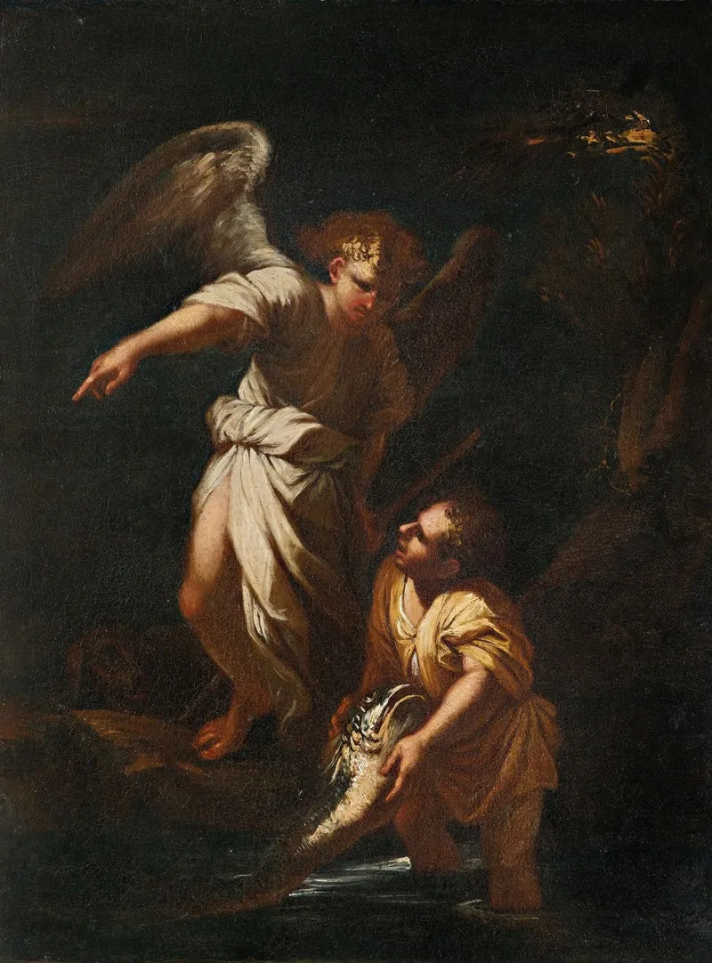 Tobias And The Angel 14 Wall Art by Salvator Rosa - High-Resolution Digital Print