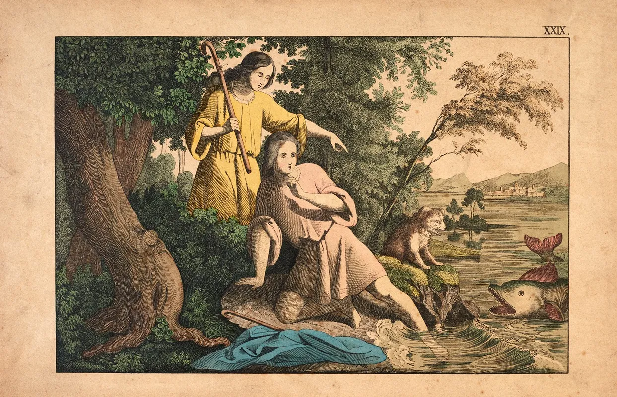 Tobias And The Angel 20 Wall Art by Theodor Eckardt - High-Resolution Digital Print