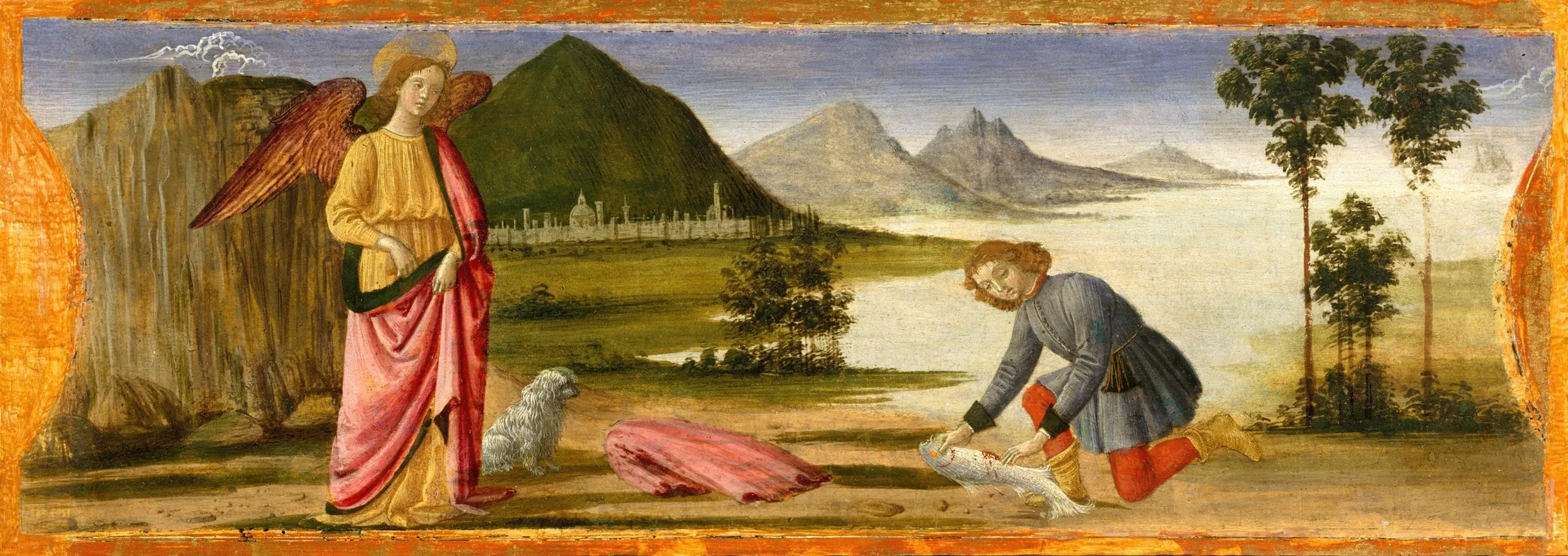 Tobias And The Angel 7 Wall Art by Davide Ghirlandaio - High-Resolution Digital Print