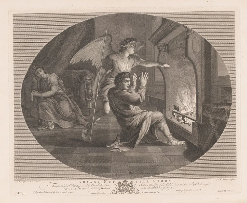 Tobias Wedding Night Wall Art by Simon François Ravenet - High-Resolution Digital Print
