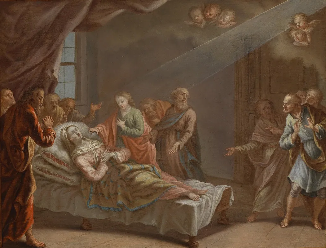 Tod Mariens Wall Art by Johann Baptist Schmon - High-Resolution Digital Print
