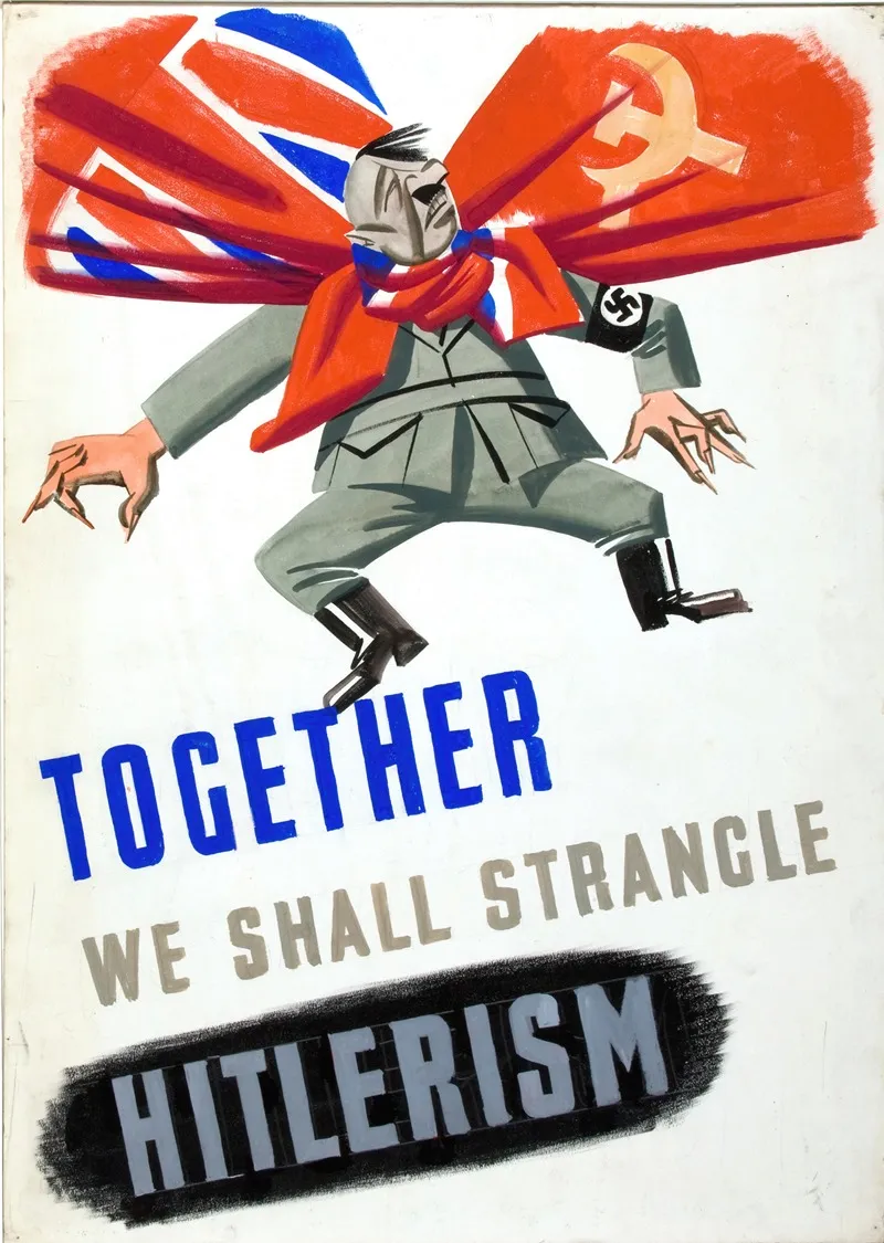 Together We Shall Strangle Hitlerism Wall Art by Anonymous - High-Resolution Digital Print