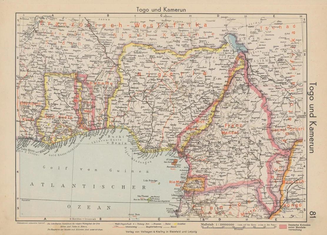 Togo Und Kamerun Wall Art by Wolfgang Preuss - High-Resolution Digital Print