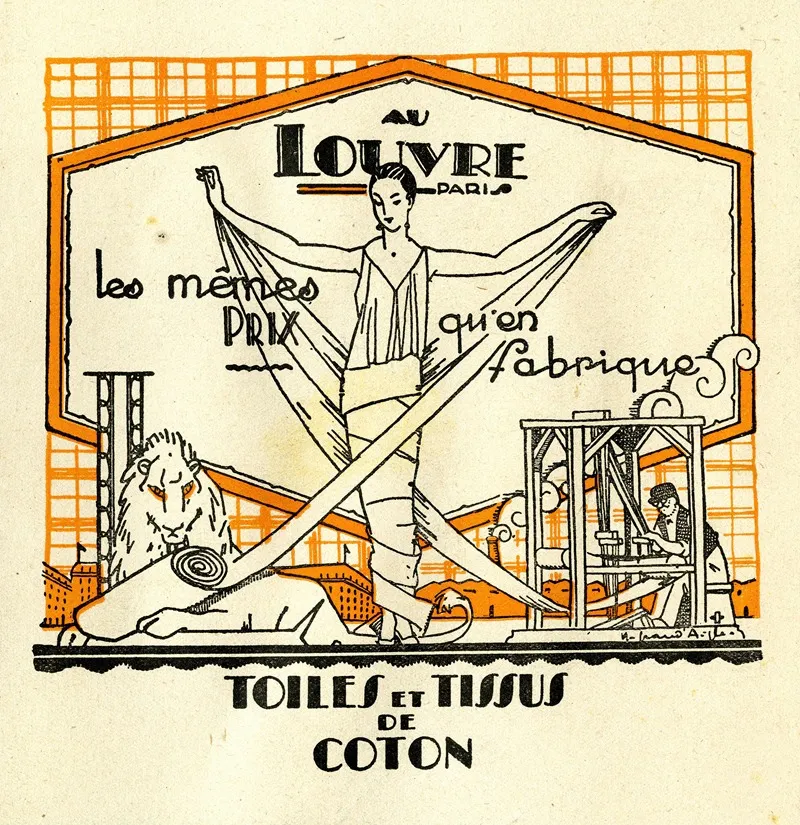 Toiles Et Tissus De Coton Wall Art by Henri Génévrier - High-Resolution Digital Print