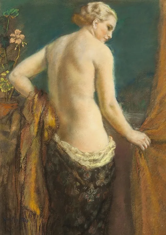 Toilette Wall Art by Karel Špillar - High-Resolution Digital Print