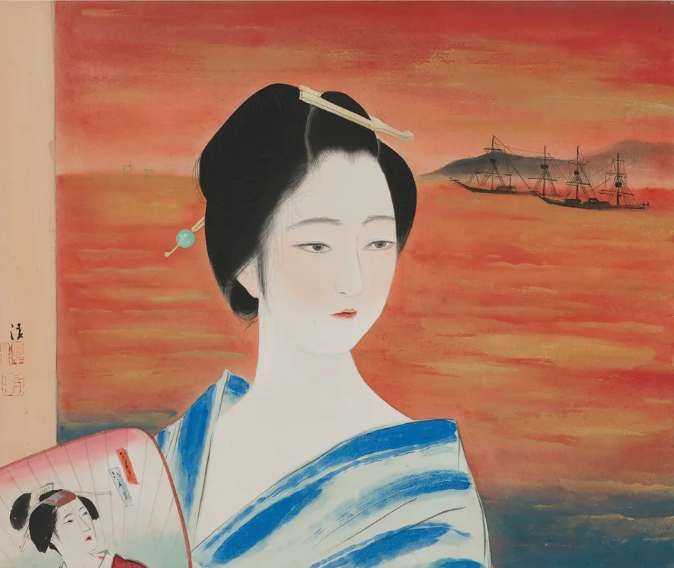 Tojin Okichi Wall Art by Kobayakawa Kiyoshi - High-Resolution Digital Print