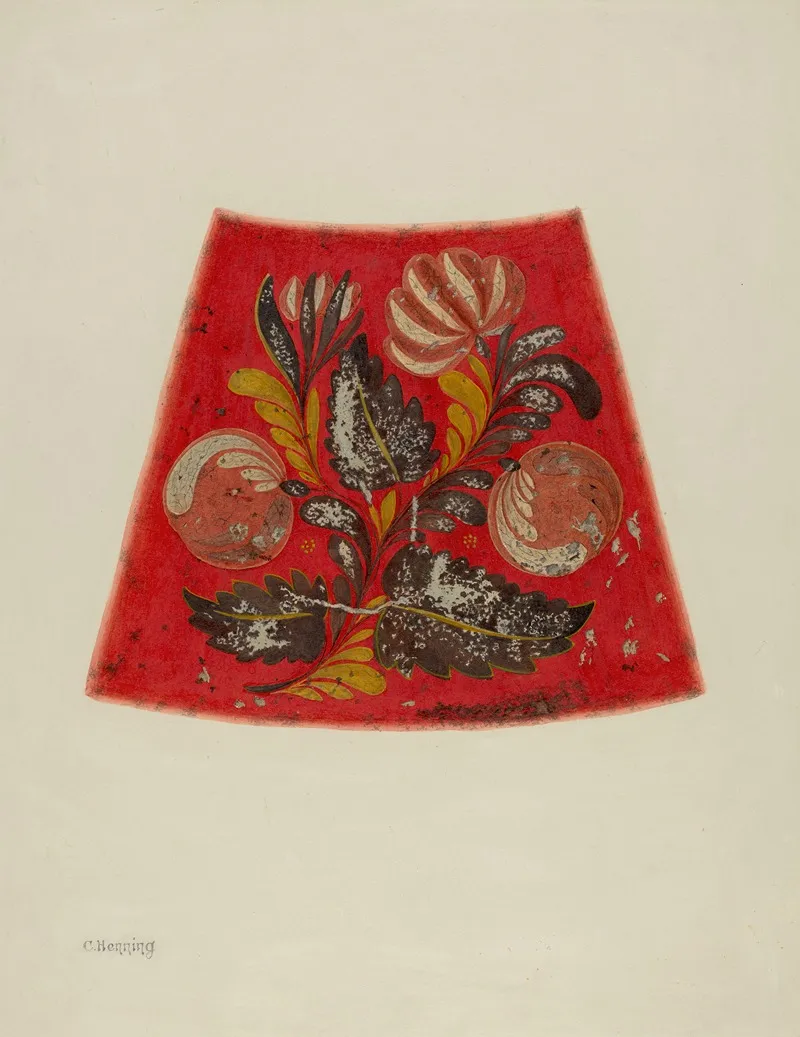 Toleware Coffee Pot 3
