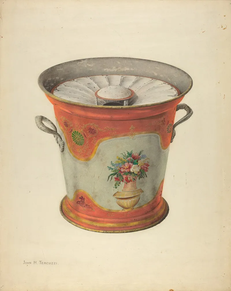 Toleware Slop Pail