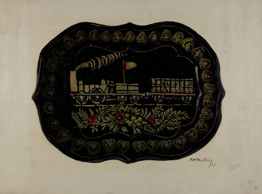Toleware Tin Tray