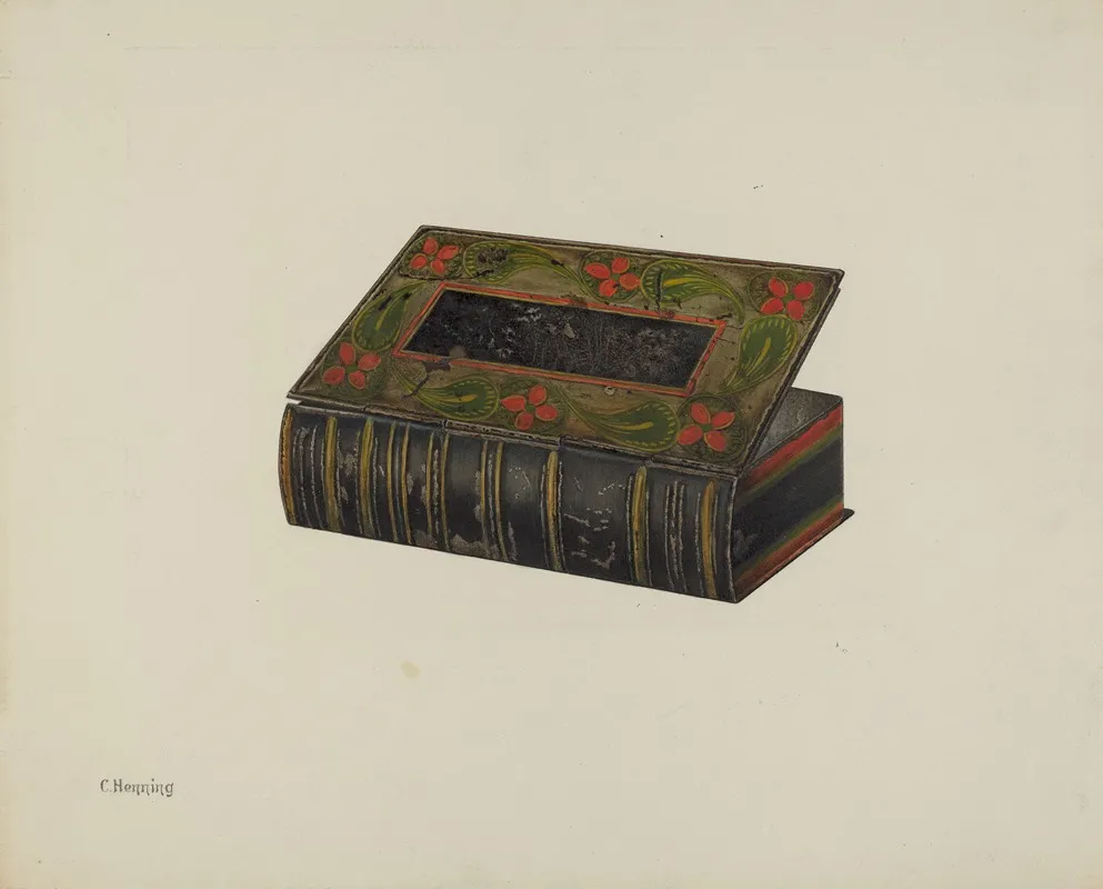 Toleware Trinket Box