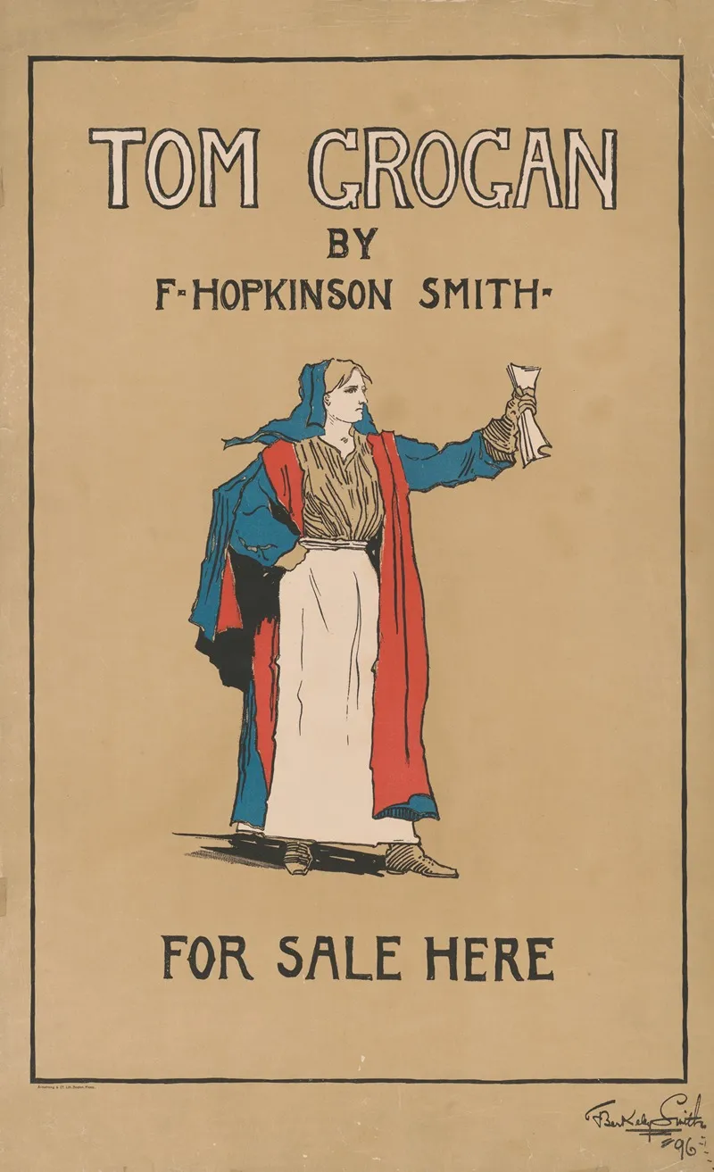 Tom Grogan By F Hopkinson Smith Wall Art by Frank Berkeley Smith - High-Resolution Digital Print