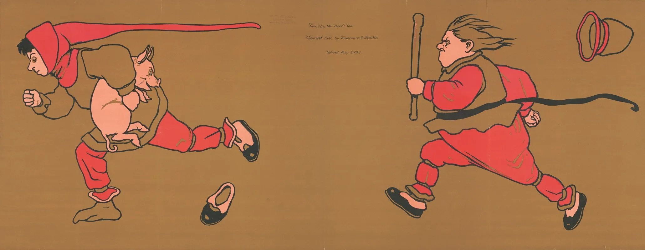 Tom Tom The Pipers Son Wall Art by Lawrence &amp; Bullen - High-Resolution Digital Print